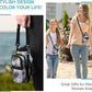 icolor Water Bottle Carrier Bag with Strap 25/32/40 oz Crossbody Bottle Holder with Phone Pocket Sling Sleeve Insulated Neoprene Water Bottle Pouch for Walking Travelling