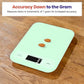 Etekcity Food Kitchen Scale, Digital Grams and Ounces for Weight Loss, Baking, Cooking, Keto and Meal Prep, Large, Green