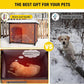 Aivituvin Dog House Outdoor & Indoor Dog Kennel with Insulated Liner for Winter Waterproof Large Dog Cage for Small & Medium & Large Dogs,Unique All-Around Iron Frame