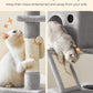 Feandrea Cat Tree, 81.1-Inch Large Cat Tower with 13 Scratching Posts, 2 Perches, 2 Caves, Basket, Hammock, Pompoms, Multi-Level Plush Cat Condo for Indoor Cats, Light Gray UPCT190W01