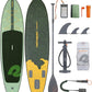 Retrospec Weekender Inflatable Paddle Board with Beach Accessories - 10'6" X 32in SUP Board, Textured Deck Pad, Pump & Travel Bag - Lightweight iSUP