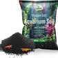 Upgraded Aquarium Soil Water Grass Mud, Ideal for Fish Tank Aquascaping Aquarium Substrate Soil for Plants and Shrimps, No Need to Wash (17.6 Pounds)