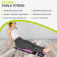 ProsourceFit Acupressure Mat and Pillow Set for Back/Neck Pain Relief and Muscle Relaxation, Large - Gray/Gray