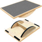 Balance Board Professional Wobble Board for Adults Anti-Slip for Physical Therapy Standing Desk Core Strength Wooden Rocker Board(350LBS)