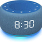 Buffbee Sound Machine & Alarm Clock 2-in-1, 0-100% Clock Face Brightness, Bottom Colored Light, Sleep Timer, Precise 30-Level Volume Control White Noise Machine - Twilight
