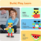 PicassoTiles 60pc Magnetic Puzzle Cube Building Set 1 Inch 3D Blocks STEM Construction Toy for Toddlers Kids Boys Girls Age 3+ Montessori Learning Travel Sensory Gift with Educational Idea Book PMC60