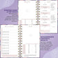 PLANBERRY Pocket Food Journal Premium – Nutrition Planner – Diet & Calorie Tracker – Meal & Exercise Diary – Weight Loss Journal (Tropical Fresh)