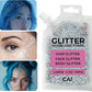 Hair Glitter Gel – Body Glitter for Kids and Women – Iridescent Holograph Cosmetic-Grade Gel w/Moon & Stars for Hair, Body & Face, Applies Smoothly w/o Glue & Washes Off Easily, 3 Oz - Silver 1Pack