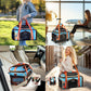 Petskd Top-Expandable Pet Carrier with Wheels 19x13x9 Inches Southwest Allegiant Airlines Approved, Soft-Sided Carrier for Small Dog Under 12 lbs and Large Cat Under 15 lbs(Blue)