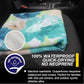 Back Seat Cover for Car Trucks Van SUV,Waterproof Rear Bench Towel Seat Covers for Dogs and Kids,Automotive Backseat Protector (Chrysanthemum)