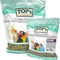 TOP's Parrot Food Mini Pellets Bird Food for Budgies, Cockatiels, Parrotlets, Lovebirds, Parakeets - Non-GMO, Peanut Soy & Corn Free, USDA Organic Certified - 1 lb