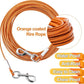 Tie Out Cable for Dogs,150FT Dog Leads,Heavy Duty Tie Out Cable for Large Dogs Up to 125lbs,Durable Dog Runner Tether Line for Outdoor,Yard
