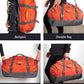 Ubon Large Duffel Bag Weekender Bags with Shoe Compartments 4-Way Sports Gym Backpack with Padded Straps Camping Traveling Duffle Bag
