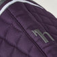 HORZE Adepto Padded All Purpose Quilted Equestrian Saddle Pad for Horses with Two-Tone Trim