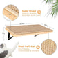 Cat Wall Furniture Set, 2PCS Cat Shelves & 2PCS 4 Steps Wall Shelves Stairs Tower Climbing Scratching Perches for Climbing Sleeping, Playing