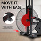 Air Bike, Wenoker Exercise Bike Air Resistance Stationary Bike for Home, Indoor Bike with Dual Action Handlebars, APP Connection Customizable Monitor