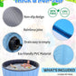 Oversize Dog Pool 75"x 16", Hyperzoo Foldable Dog Swimming Pool, Hard Plastic PVC Leakproof Doggie Wading Collapsible Pet Bathing Tub for Puppy Small Medium Large Dogs and Kids, Blue