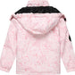 Keevoom Girl's Ski Jacket Winter Warm Thick Snow Coat Windproof Kids Outdoor Hooded Jackets