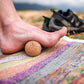 Travel Cork Massage Ball | Lightweight, Sustainable Alternative to Lacrosse Ball for Muscle Pain Relief (1.9 Inch (Pack of 1), Sanded Cork)