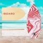 36” Skipper Skimboard with High Gloss Coat Wooden Skim Boards for Beginners, Teenagers and Adults Beach Skimboard 3 Color Traction Pad to Choose