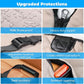 URPOWER Back Seat Extender for Dogs - Hard Bottom Dog Car Seat Cover Holds 400 lbs, Waterproof Dog Hammock Dogs Bed for Cars, SUVs & Small Trucks, Pet Backseat Protector with Mesh Window & Large Space