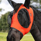 Harrison Howard Horse Fly Mask with Forelock Opening Stretch Breathable and Comfortable for Horses UV -Protection Orange M