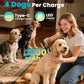 oneisall Dog Clippers Low Noise, Pro Dog Grooming Clippers Kit with Rechargeable Cordless Shaver Trimmer for Dogs Cats, IPX7 Waterproof Pet Clippers Grooming at Home