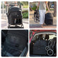 X3 2 in 1 Pet Stroller for Medium or Two Small Dogs & Cats 4 Wheels Lightweight Foldable Carrier Dog Stroller with Waterproof Weather Cover Cup Holder,Storage Basket(Black)