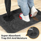 Absorbent Dog Door Mat for Muddy Paws, 72" x 36" Chenille Indoor Mats for Entryway, Trap Dirt Front Door Mat Indoor Entrance Washable Non Slip Soft