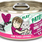Weruva B.F.F. Play - Best Feline Friend Paté Lovers, Aw Yeah!, Tuna & Duck Double Dare with Tuna & Duck, 2.8oz Can (Pack of 12)
