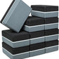 Sunshine Yoga 4" Striped Yoga Block, 10 Pack Bulk EVA Foam Yoga Blocks, Firm and Supportive Yoga Brick, Balance Foam for Stretching, Pilates, and Workout, 4" x 6" x 9"