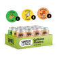 Popwell Caffeinated Variety Pack Better-For-You Prebiotic Soda, with 6g Fiber, 1g Sugar, Vitamins and Immunity Support, 12 fl oz, 12 count (Orange Cream, Lemon Lime, Cream Soda)