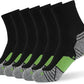 WANDER Men's Athletic Ankle Socks 6-7 Pairs Sports Moisture-wicking Running Basketball Cycling Socks 6-9/10-12/12-14