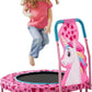 36" Trampoline with No-Gap Design, Mini Trampoline for Kids, 3FT Indoor/Outdoor Rebounder with Handle