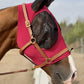 Horse Fly Mask Super Comfort Horse Fly Mask Elasticity Fly Mask with Ears We Only Make Products That Horses Like… (Burgundy, M)