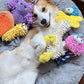 Nocciola Small Medium Large Dog Toys, Cute Soft Squeaky Crinkle Plush Stuffed Durable Pet Teething Animal Chew Toys for Small to Large Breed, Cognitive Stimuting Boredom Puppy Busy Birthdays Gifts