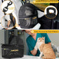 PAWZIDEA Double Pet Stroller with 2 Detachable Carriers, Portable Dog Crate for Car Travel & TSA-Approved Expandable Cat Carrier, Foldable Lightweight Jogger Stroller for 2–4 Cats or Small/Medium Dogs