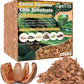 ZeeDix 10LB Coco Fiber Chips Substrate for Reptiles, 72 Quart Coconut Fiber Husk Substrate Mulch Coco Chips Bricks Reptiles Bedding for Geckos, Lizards, Tortoises, Ball Python, Frogs