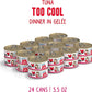 Weruva BFF Minced Natural Wet Cat Food, Tuna Too Cool in Gelee, 5.5oz Can, Pack of 24
