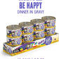 Weruva B.F.F. OMG - Best Feline Friend Oh My Gravy!, Chicken & Beef Be Happy with Chicken & Beef in Gravy, 2.8oz Can (Pack of 12)