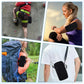 Cell Phone Crossbody Bag with Arm Band, Waterproof Phone Holder Pouch Fits iPhone & Android up to 7'', Small Sling Shoulder Purse for Running, Hiking, Travel, Workout (Black)