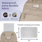 RUVALINO Diaper Bag Backpack-Multifunction Baby Travel Bag with Changing pad, Insulated Bottle Holders & Pacifier Case, Large Capacity, Waterproof, Clay