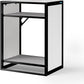 LANDEN Gray Metal Frame Stand, Three-Shelf for Fish Tanks up to 30 Gal, CLX60-60X45X80cm (23.6x17.7x31.49 in), for Fish Tanks and Reptile Terrariums, Home & Office Use