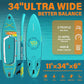 11'6"/11'/10' Inflatable Paddle Board with Complete Accessories, Versatile Premium Paddle Boards for Adults/Youth, Stand Up Paddle Board Polar/Wave/Sunny Wave Collection