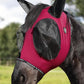 Harrison Howard Horse Fly Mask with Forelock Opening Stretch Breathable and Comfortable for Horses UV -Protection Burgundy M