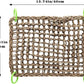 16 x 12 Inches Bird Seagrass Mat, Natural Seagrass Woven Net, Bird Hammock Mat with Hooks, Bird Cage Accessories, Climbing Rope Ladder Chew Toys for Cockatiel Hamster Guinea Pig Rats Hamster Parakeet