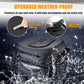 Motorcycle Dog Carrier, Portable Pet Carrier Pet Travel Bag Cat Carrier Bag for Harley Street Glide Road King Touring Trike Can Am with Luggage Rack Passenger Seat Load Capacity 20lb (Black)