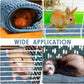Amylove 4 Pcs Guinea Pig Cage Liner Guinea Pig Bedding Washable Fleece Pee Pads Reusable Small Animals Training Mat Small Animal Sleeping Bed for Bunny Hamster(Blue,16 x 24 Inch)