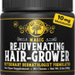 Doc Itchy Rejuvenating Hair-Grower Dog Pet Chews | 10mg Melatonin for Dogs | Hair Growth Booster | Senior Dog Energizer | Calming | Medical-Strength | Food Allergy Safe | Vegan | 90 Count