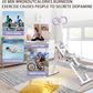 Stair Stepper for Home, Folding Vertical Climber Workout Machine for Full-Body Exercise Stair Stepper with Stable Frame Adjustable Handlebar & Pedals